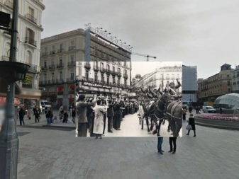 El Madrid de la Guerra Civil y el actual, unidos en Google Street (FOTOS)